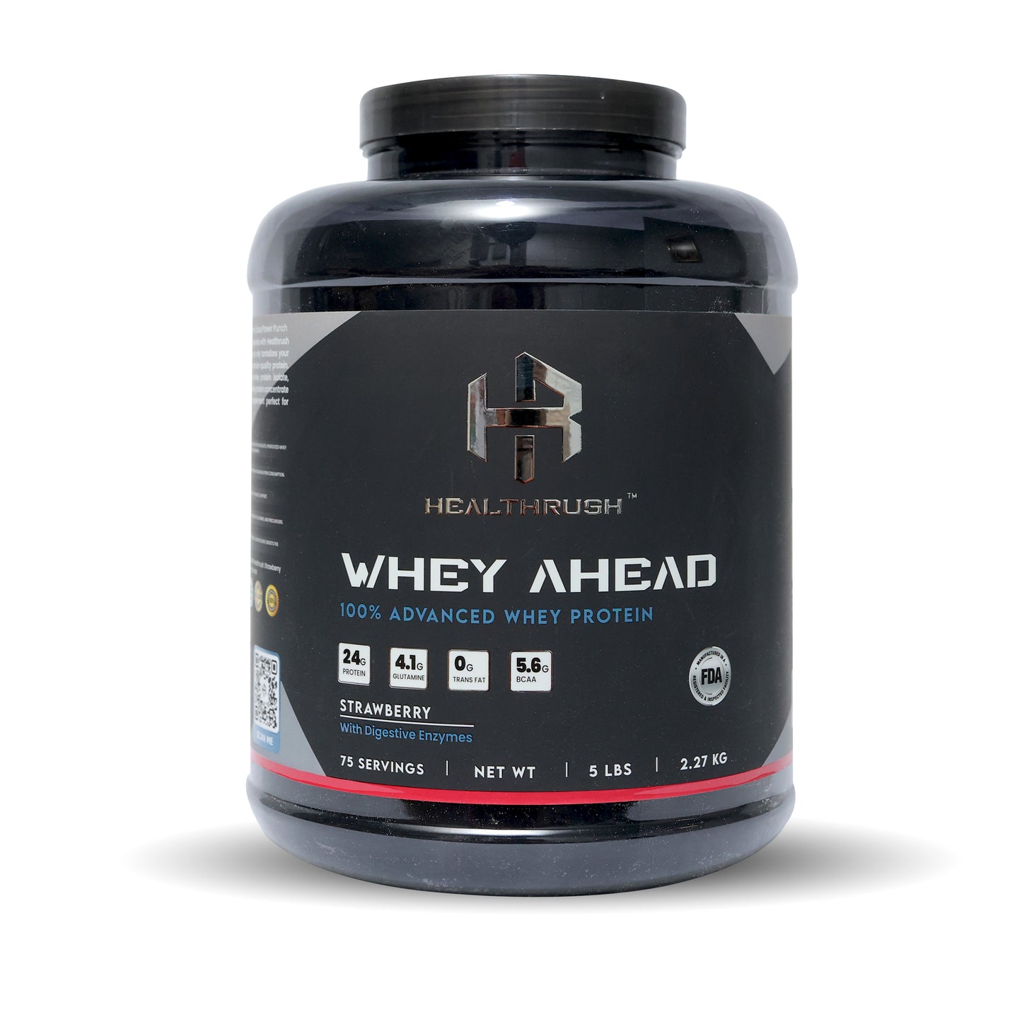 Healthrush Advanced Whey Protein Strawberry Powder