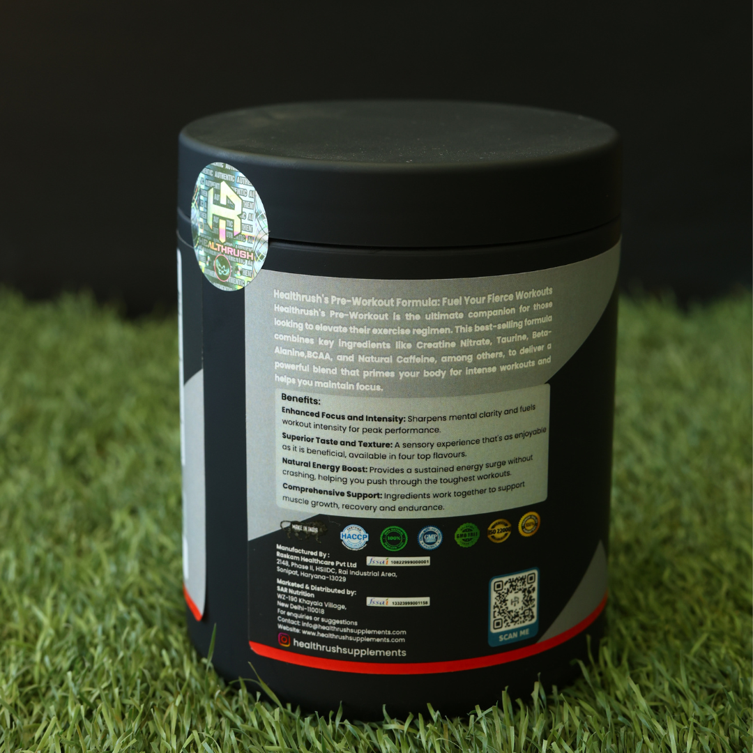 Healthrush Pre-Workout Formula Watermelon Lemonade Powder